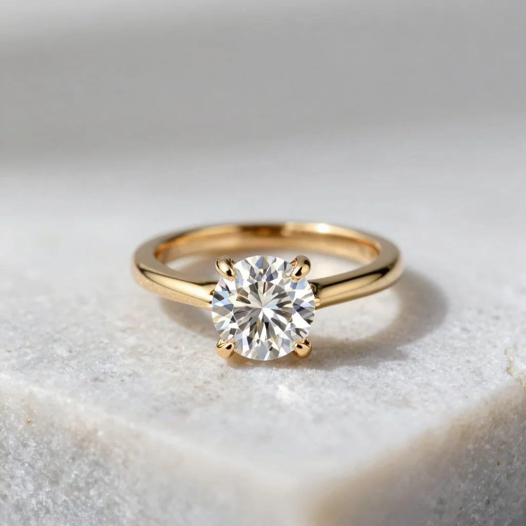 Solstice Champagne Diamond Ring